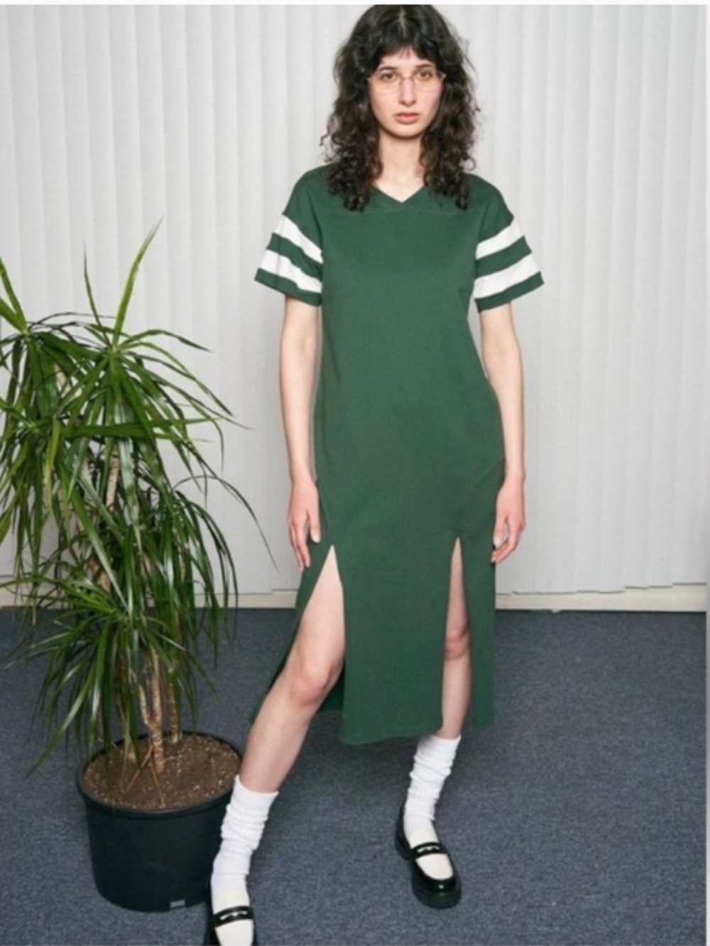Fashion Brand Company Midi Jersey T-Shirt Dress